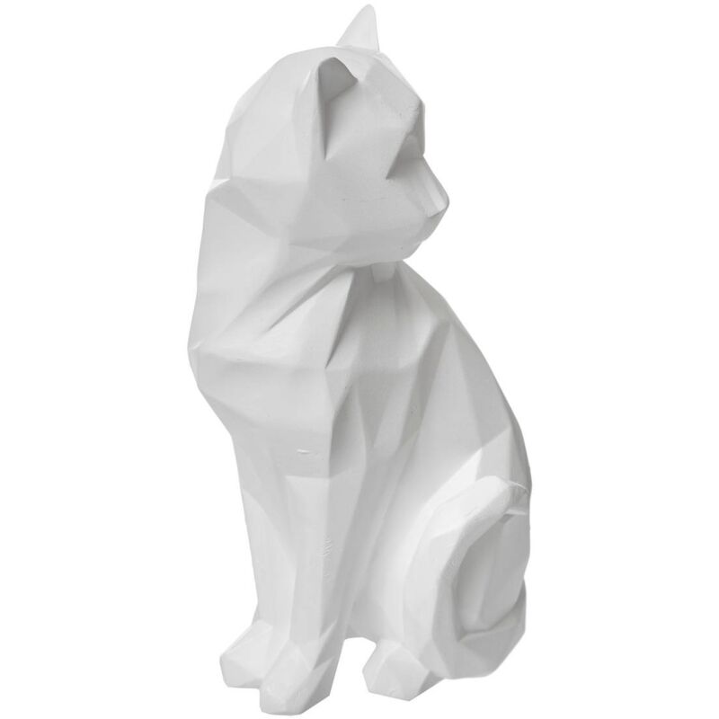 foto del prodotto statuetta gatto bianco delia h20cm atmosphera cr ateur d'int rieur