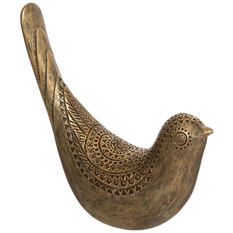 foto del prodotto statuetta uccello d oro h17cm atmosphera cr ateur d int rieur