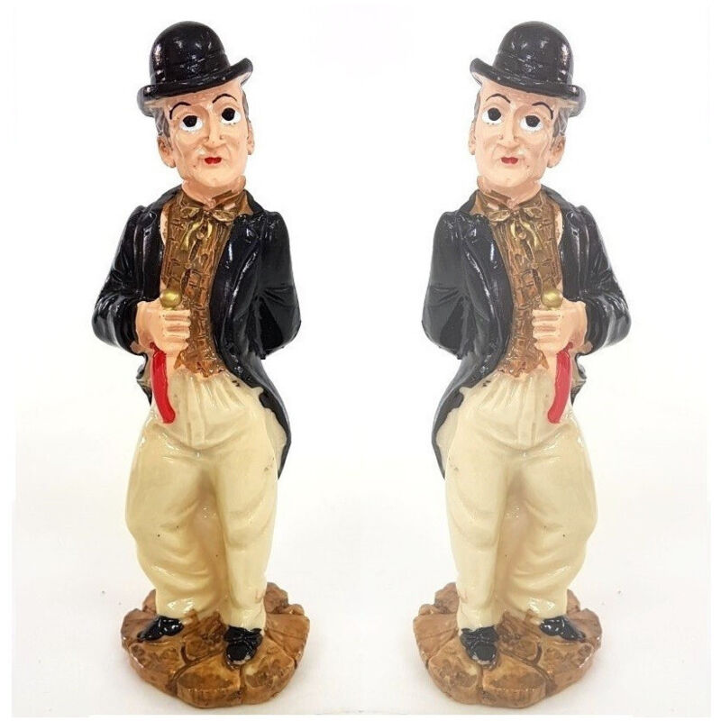 foto del prodotto statuina portafortuna decorazione totò con cornetto in resina 11,5cm - - trade shop traesio