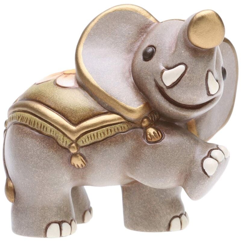 foto del prodotto statuina presepe elefante decorazioni natale casa linea presepe classico ceramica 7 h cm thun