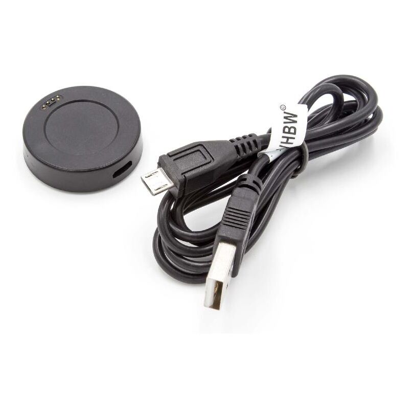 foto del prodotto stazione di ricarica usb compatibile con huawei active smartwatch docking station con cavo di ricarica, 100 cm, nero vhbw