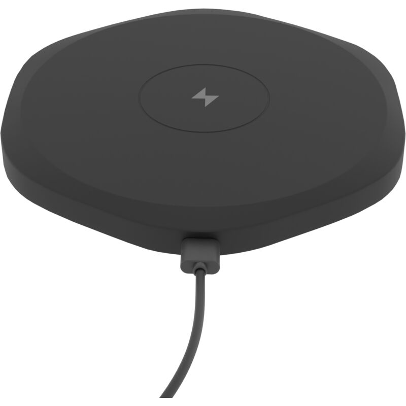 foto del prodotto stazione di ricarica wireless qi sotto il mobile per smartphone e tablet
