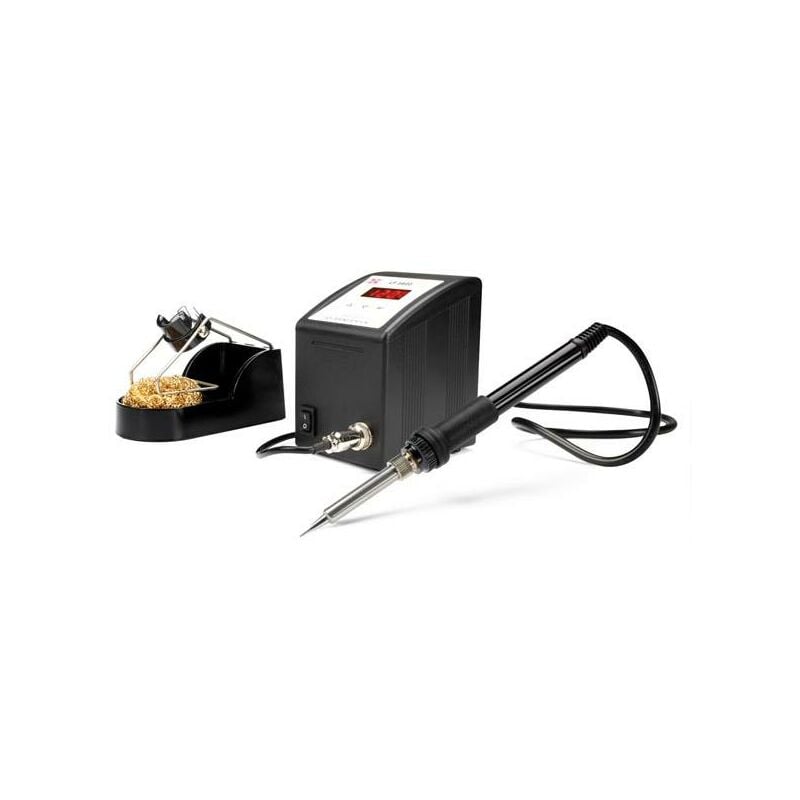 foto del prodotto stazione di saldatura 80w 230v con temperatura variabile e riscaldatore in ceramica