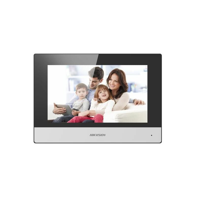 foto del prodotto stazione interna wifi display da 7 pollici slot microsd per scheda tf e istantanee bl ds kh6320 wte2 hikvision
