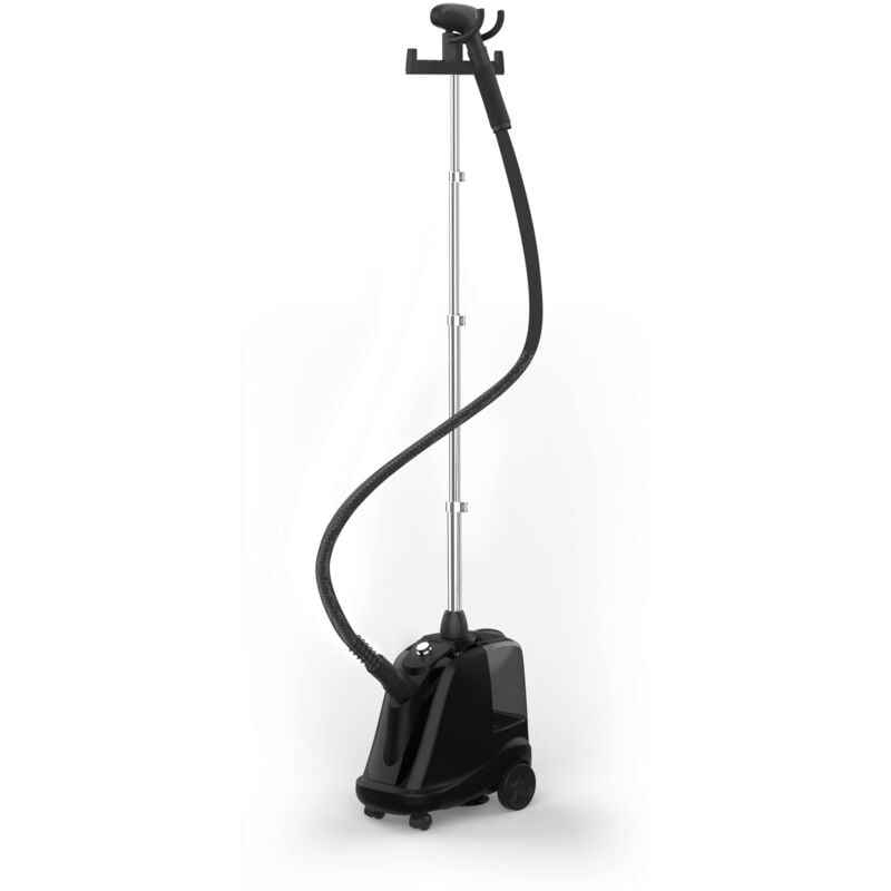 foto del prodotto steamone t2000b steamer professionale 2000w stiratrice verticale con piastra acciaio inox, ferro da stiro vapore continuo, asta telescopica,