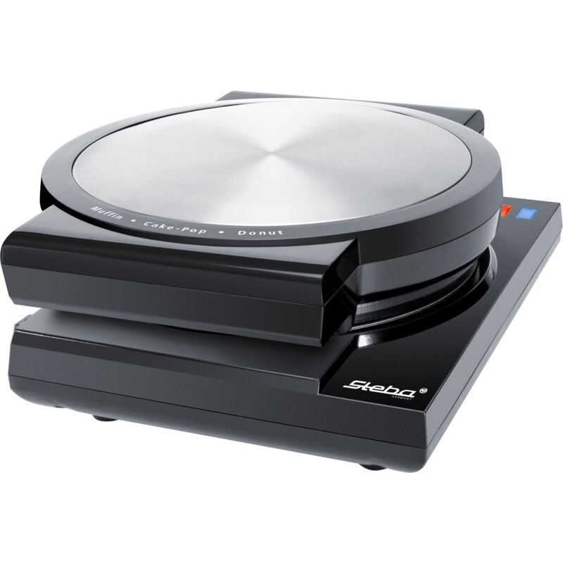 foto del prodotto steba cm3 800w nero macchina per ciambella e cupcake, alluminio, silver black