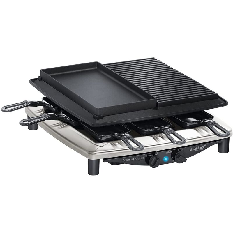 foto del prodotto steba raclette rc 4 plus deluxe cromado