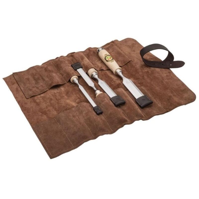 foto del prodotto stechbeitelsatz 4-tlg. ledertasche 10-16-20-26 - kirschen