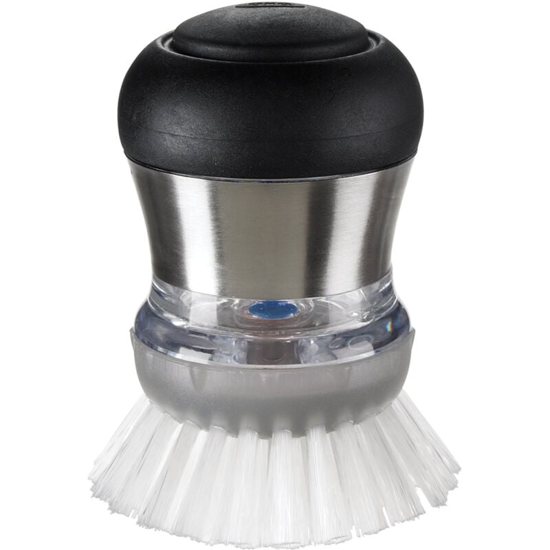 foto del prodotto steel pennello dosatore per sapone, diametro 6,5 cm x altezza 10,2 cm oxo