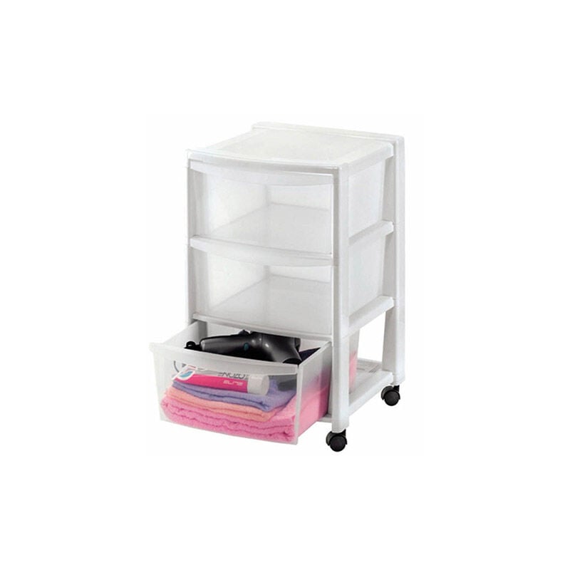 foto del prodotto stefanplast cassettiera libera 3 bianca 50333