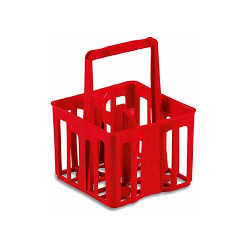foto del prodotto stefanplast cestello porta bottiglioni plt posti 4 lt 2 cm 25x25 h.cm 32,5 1 pz
