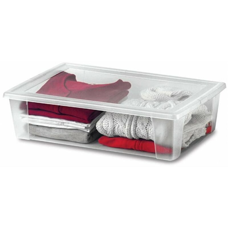 foto del prodotto stefanplast contenitore in plastica multiuso 10 litri 36,5x25,5xh14 cm trasparente