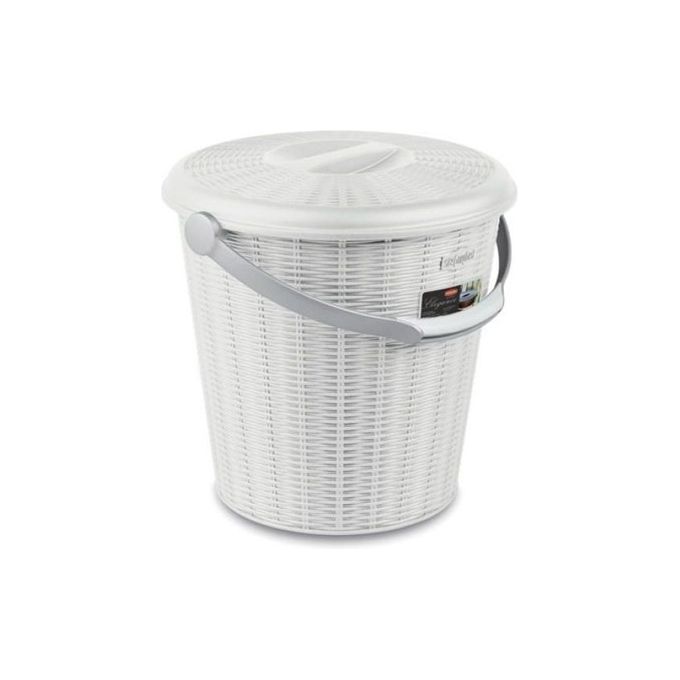 foto del prodotto stefanplast pattumiera elegance 10lt bianco