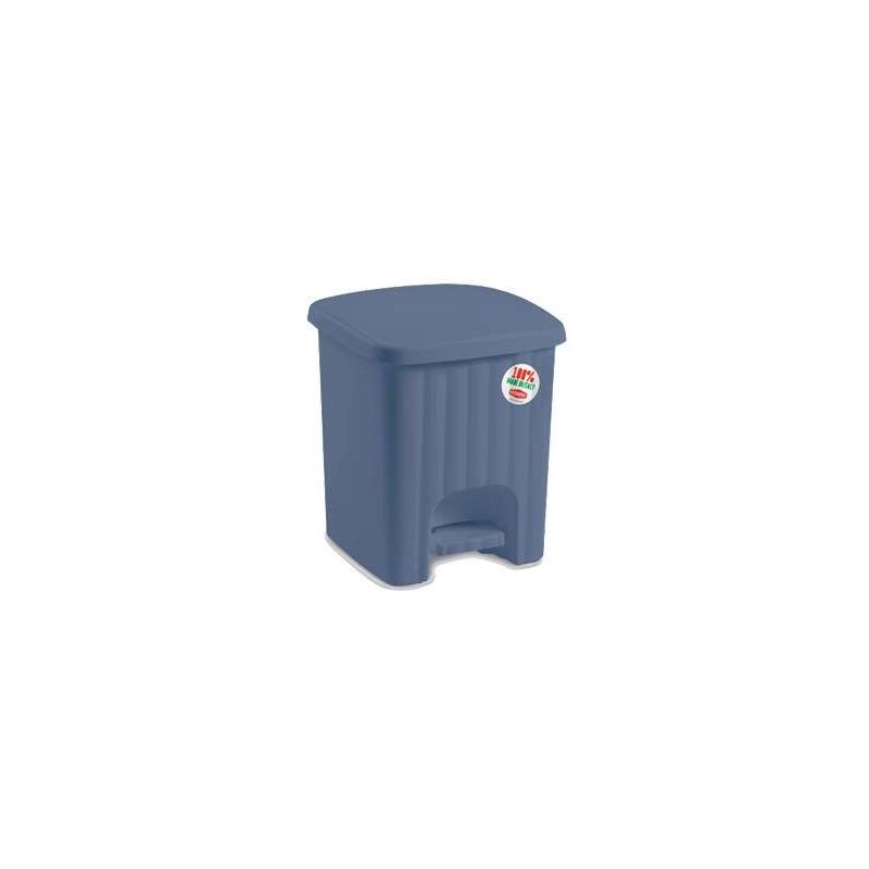 foto del prodotto stefanplast pattumiera pedalina palace blu 4,5 l