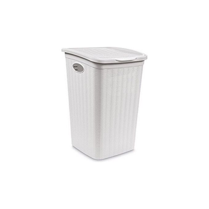 foto del prodotto stefanplast porta biancheria elegance 36 litri bianco con design moderno e funzionalita ottimale per un organizzazione superiore della biancheria