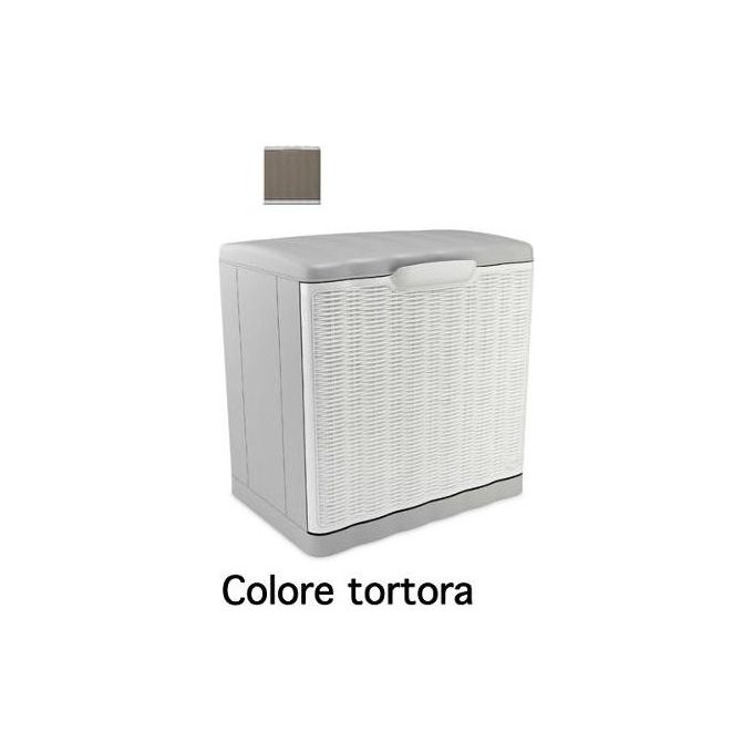 foto del prodotto stefanplast scarpiera impilabile elegance 40x30x40cm tortora
