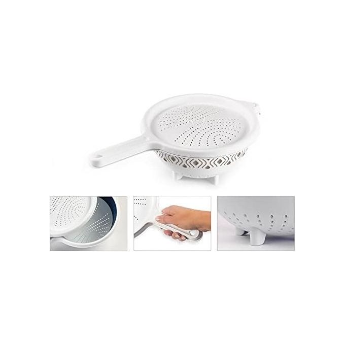 foto del prodotto stefanplast scolapasta tosca bianco-tortora