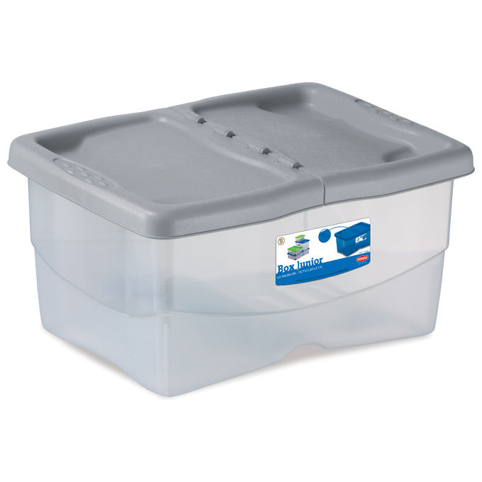 foto del prodotto stefanplast stefanbox 40x30x18cm junior stone grey