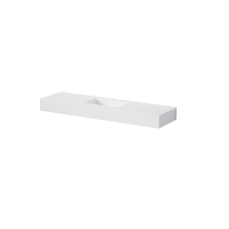 foto del prodotto steinberg armaturen steinberg s rie 444 lavabo mural, 1200x400x130mm, solidsurface, 1
