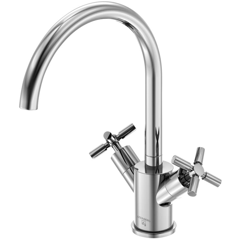 foto del prodotto steinberg s rie 250 mitigeur de lavabo, pivotant, double poign e,