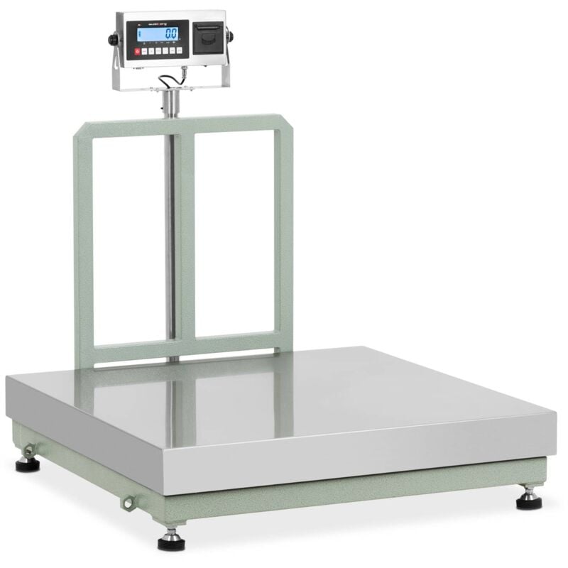 foto del prodotto steinberg systems bilancia a piattaforma 1000 kg 100 g 100 x 100 cm lcd con stampa