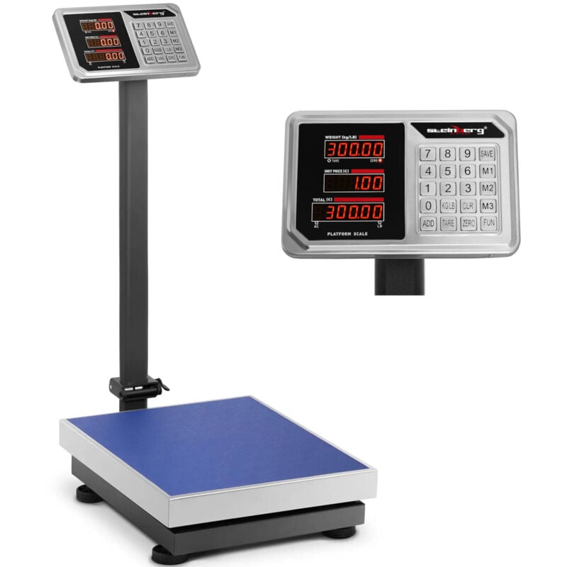 foto del prodotto steinberg systems bilancia a piattaforma industriale professionale precisione pavimento 300 kg 50g