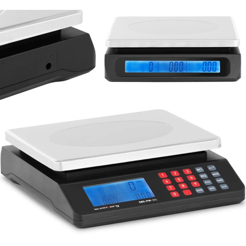 foto del prodotto steinberg systems bilancia digitale bilancia postale bilancia pesa pacchi 30 kg lcd