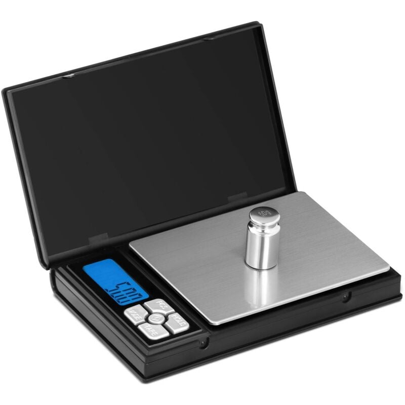 foto del prodotto steinberg systems bilancia tascabile di precisione bilancina portatile 3000g 0,5g 1000 g 115x91mm