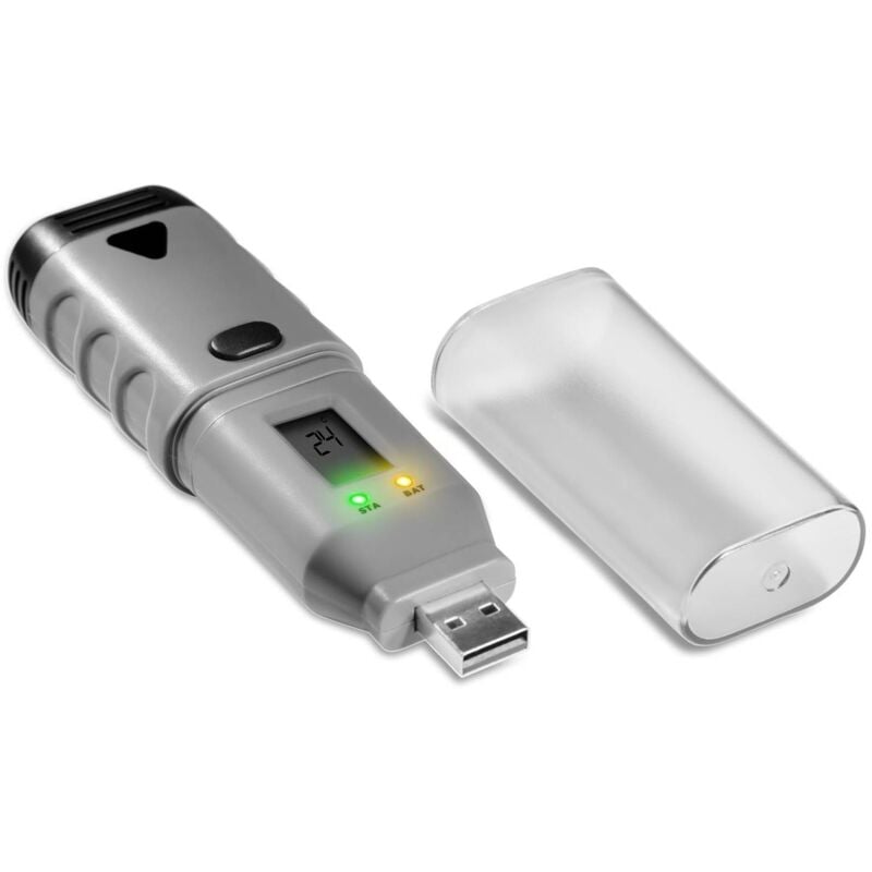 foto del prodotto steinberg systems data logger per temperatura e umidit misuratore usb lcd da 35 a 80 c 0 100 rh