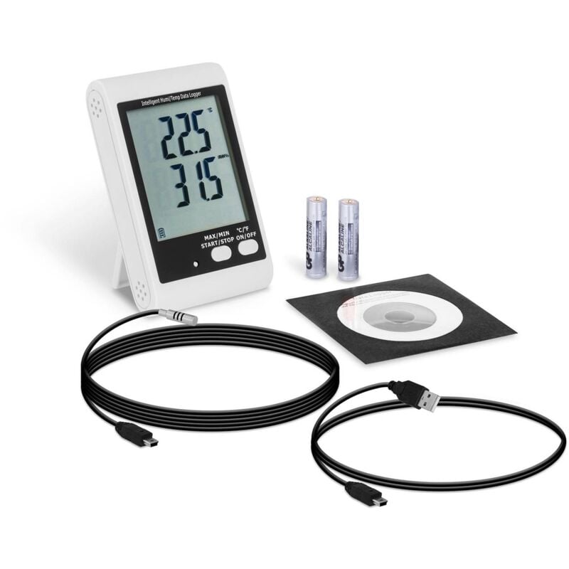 foto del prodotto steinberg systems data logger temperatura e umidit usb lcd 40 125 c 0 100 rh sensore esterno