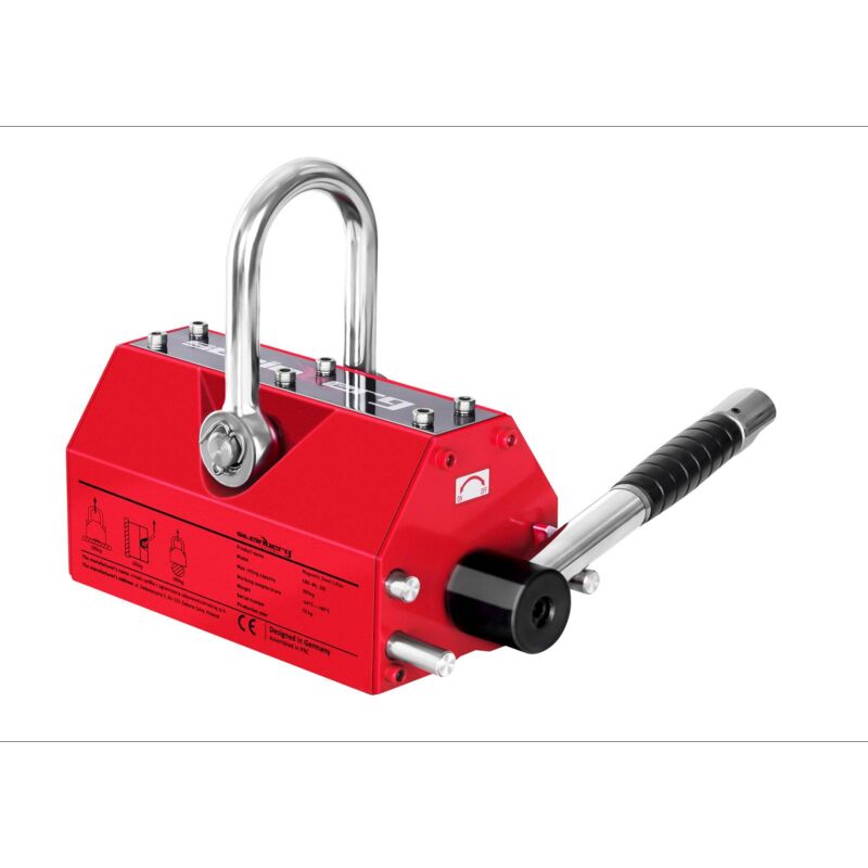 foto del prodotto steinberg systems magnete permanente di sollevamento 300 kg con leva forza di strappo 900 kg