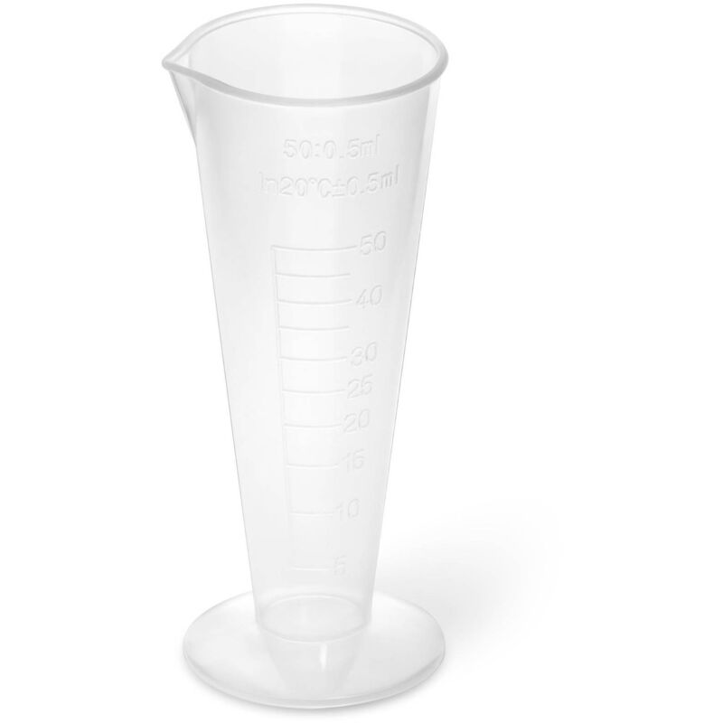 foto del prodotto steinberg systems misurino caraffa graduata contenitore laboratorio plastica becher 50ml 10 pezzi