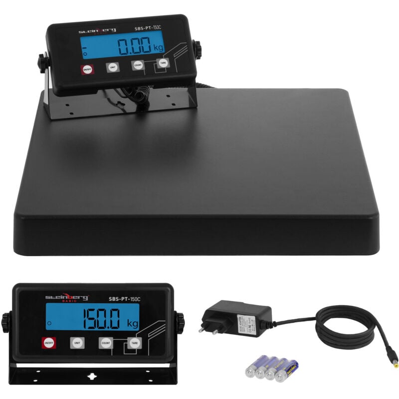 foto del prodotto steinberg systems - scala di pesatura professionale scala scala spedizione precisa scalatura 150kg