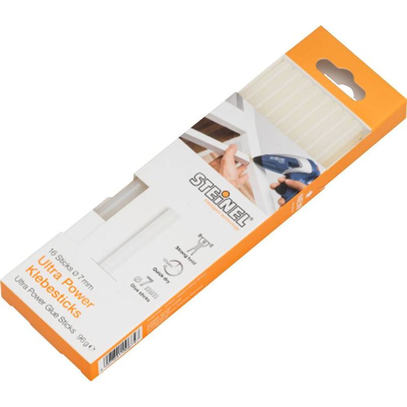 foto del prodotto steinel 006747 stick colla a caldo 7 mm 150 mm trasparente 96 g 16 pz.