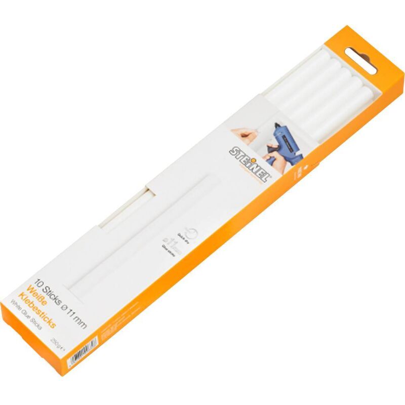 foto del prodotto steinel 006808 stick colla a caldo 11 mm 250 mm bianco 250 g 10 pz.