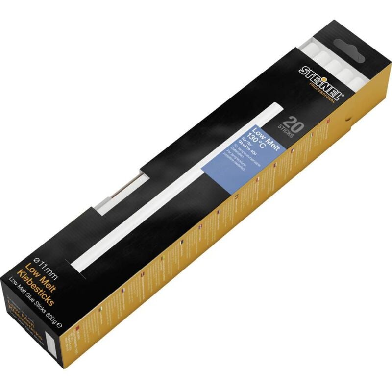 foto del prodotto steinel 110054640 stick colla a caldo 11 mm 300 mm 20 pz.