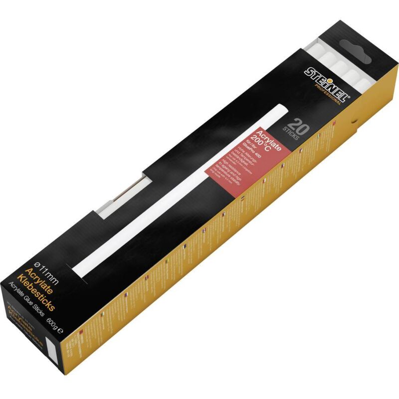 foto del prodotto steinel 110054641 stick colla a caldo 11 mm 300 mm 20 pz.