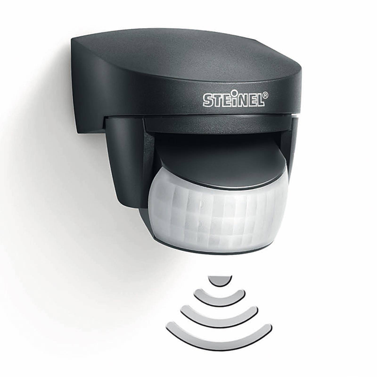 foto del prodotto steinel 608811 parete, da parete rilevatore di movimento ad infrarossi passivo pir rel nero ip54