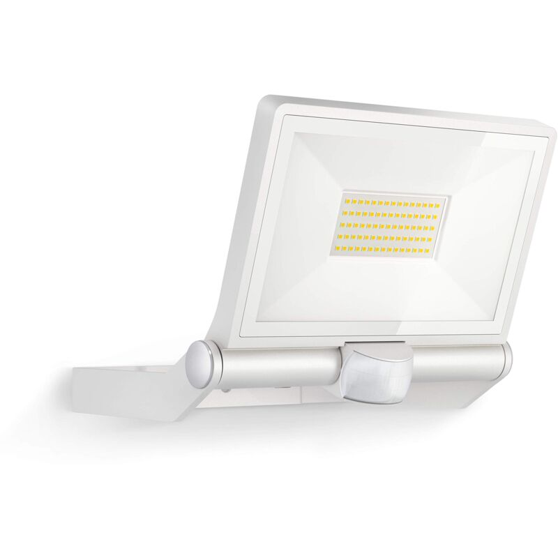 foto del prodotto steinel faretto a led xled one xl s, sensore di movimento a 180 , 42,6 w, 4200 lm a 3000 k, in alluminio, per vialetti, bianco