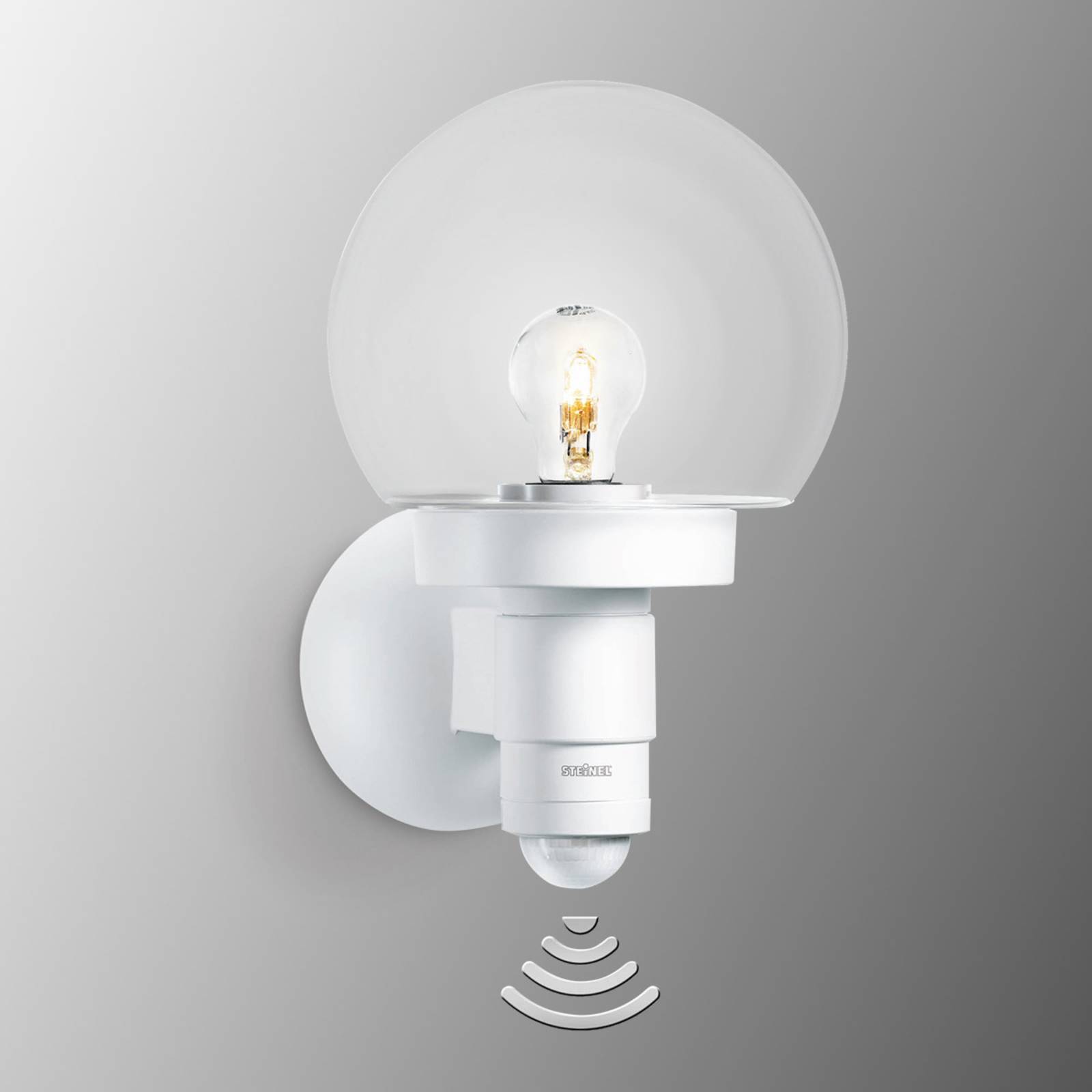 foto del prodotto steinel l 115 s applique a sensore bianco