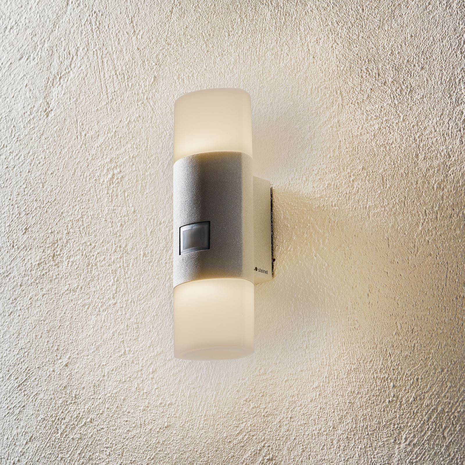 foto del prodotto steinel l 910 s applique led a sensore argento