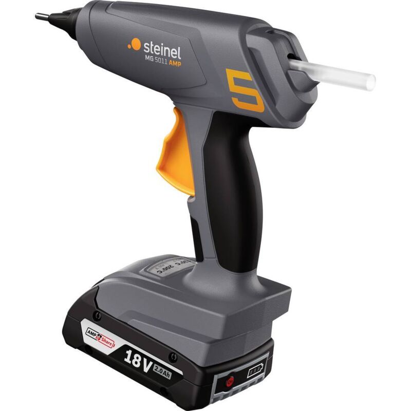 foto del prodotto steinel pro mobileglue 5011 amp kf set pistola colla a caldo a batteria 11 mm 18 v 1 pz.