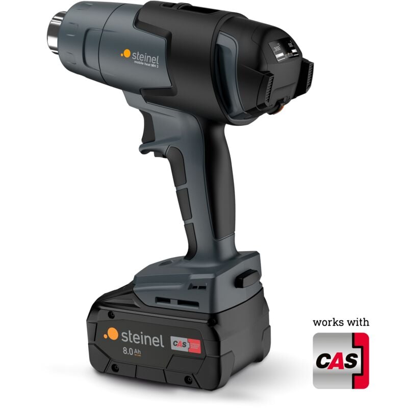 foto del prodotto steinel soffiatore d aria calda a batteria mh3 kf sc 1x batteria 8,0 ah caricabatterie in valigetta