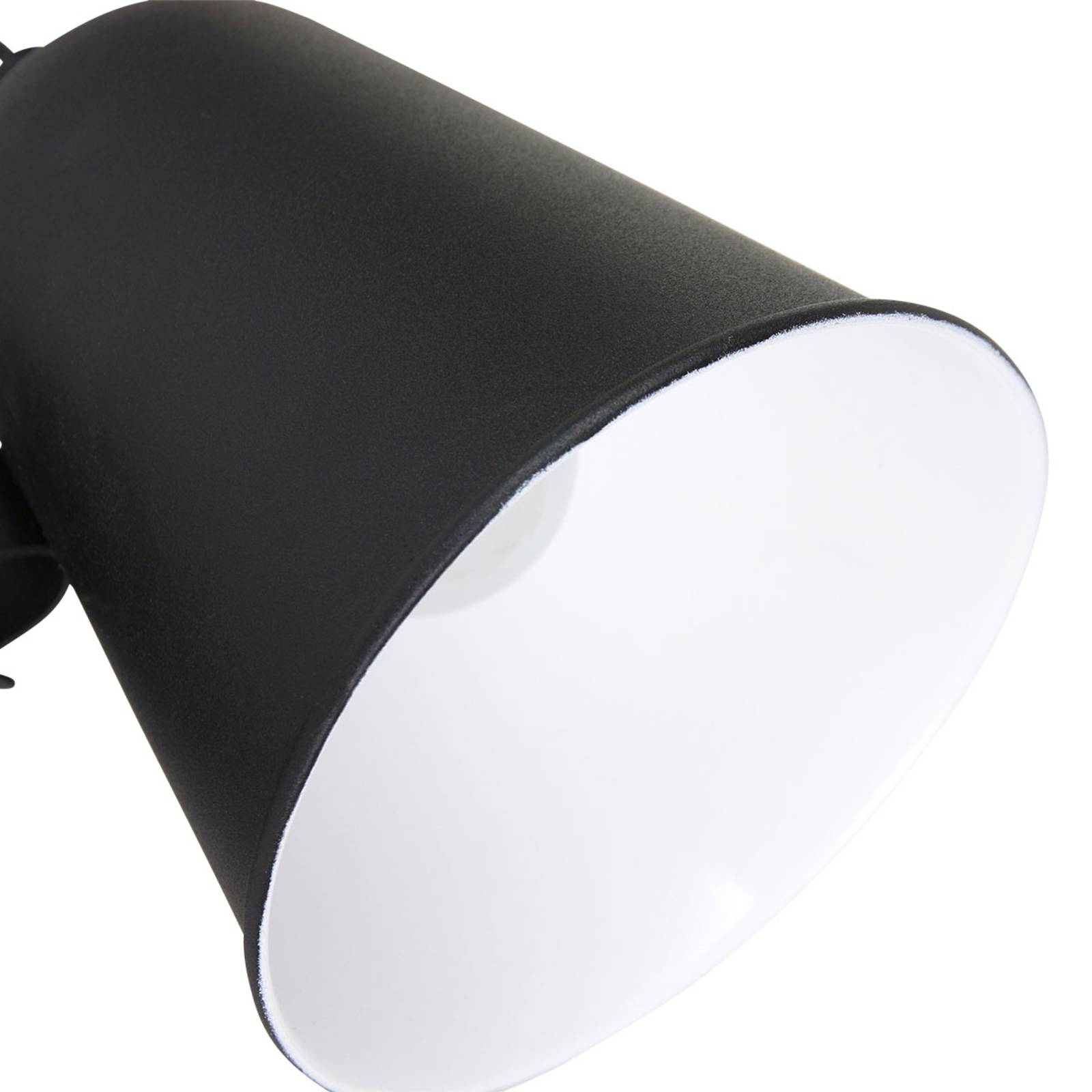 foto del prodotto steinhauer anne lighting lampada da parete dolphin nero metallo 