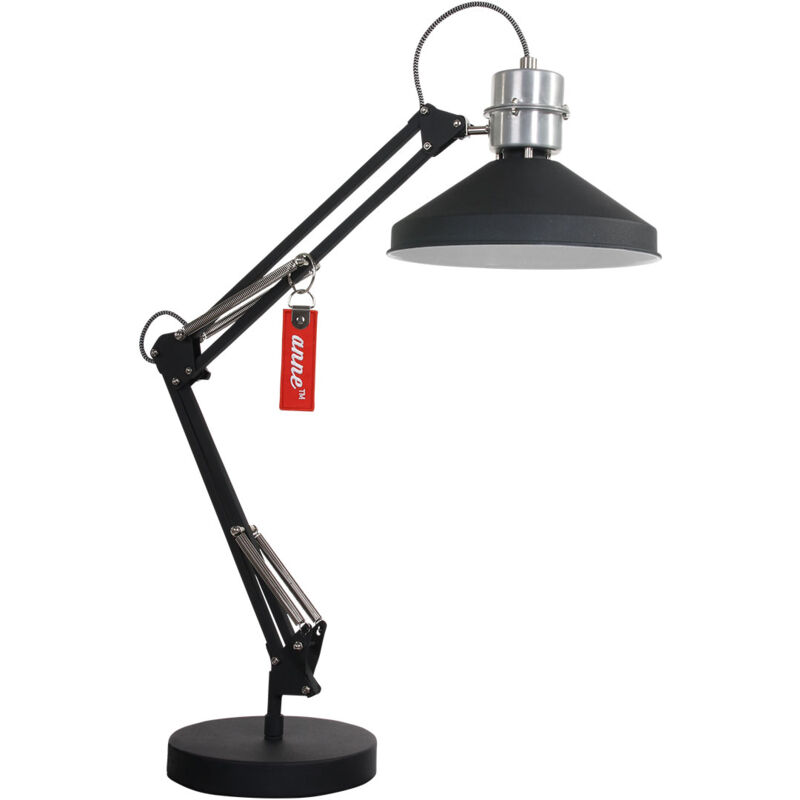 foto del prodotto steinhauer anne lighting lampada da tavolo zappa nero metallo 