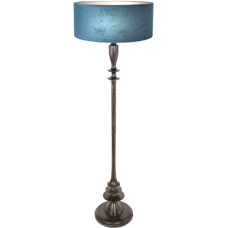 foto del prodotto steinhauer anne lighting lampada da terra bois nero legno velluto 