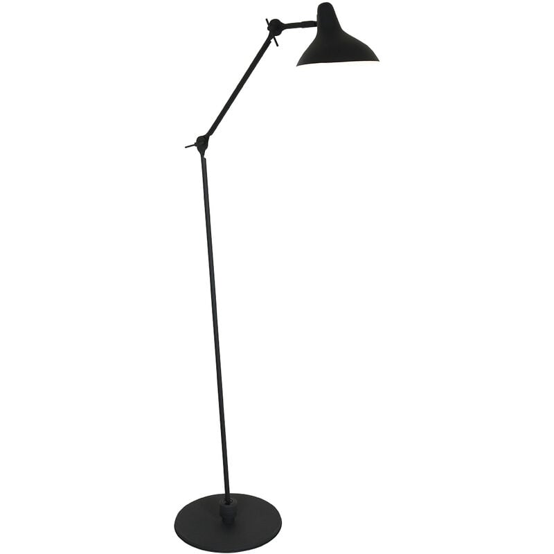 foto del prodotto steinhauer anne lighting lampada da terra kasket nero metallo 
