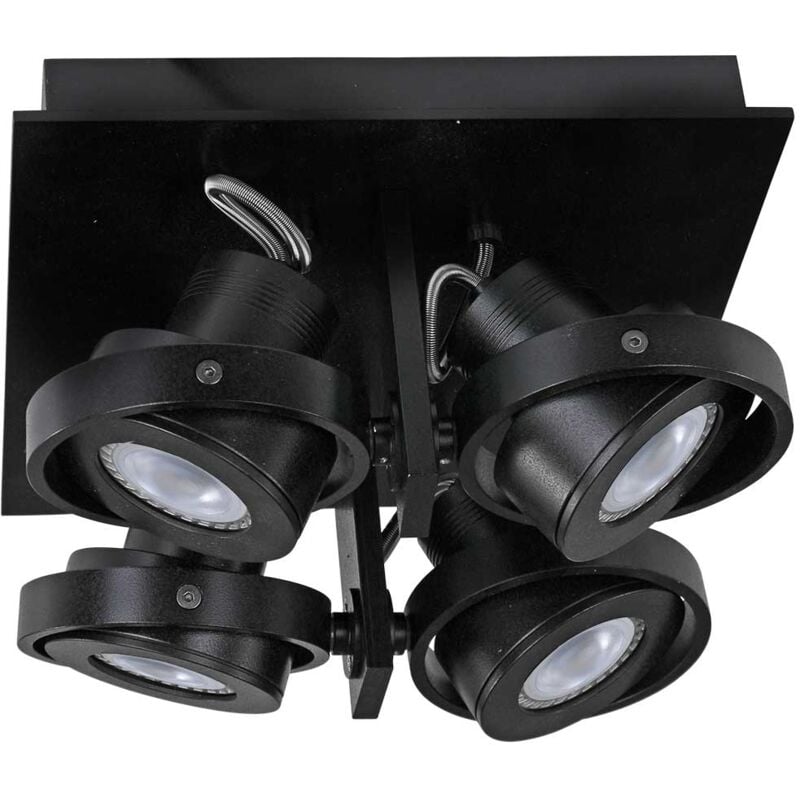immagine 0 del prodotto steinhauer faretto quatro nero metallo lampada di
