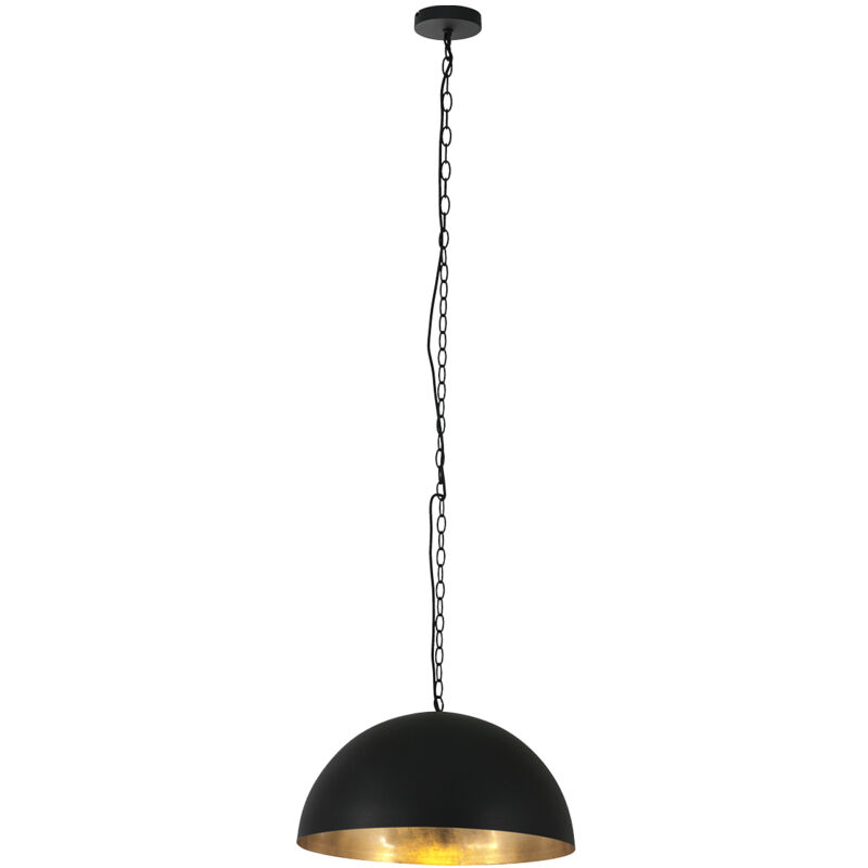 foto del prodotto steinhauer lampada a sospensione semicirkel nero metallo