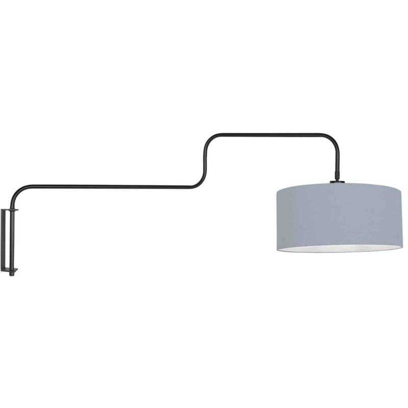 foto del prodotto steinhauer lampada da parete bloeba blu nero metallo